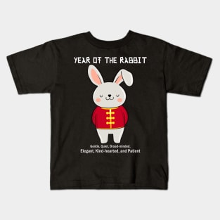 Year Of The Rabbit 2023 Zodiac Happy Chinese New Year 2023 Kids T-Shirt